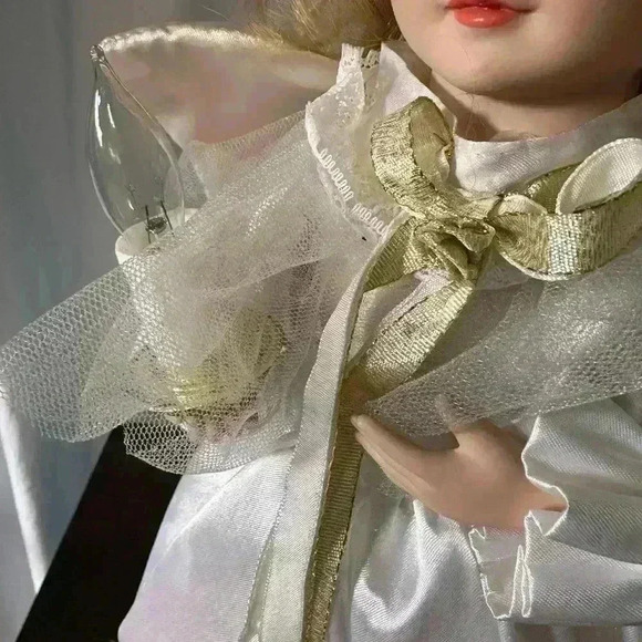 Vintage ELCO Motion-ettes Blonde Hair Christmas Angel - Tested and Working. - Picture 4 of 10